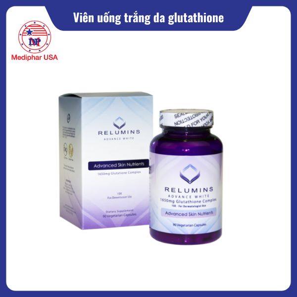 12 viên uống trắng da glutathione hiệu quả, được tin dùng hiện nay Viên uống trắng da glutathione