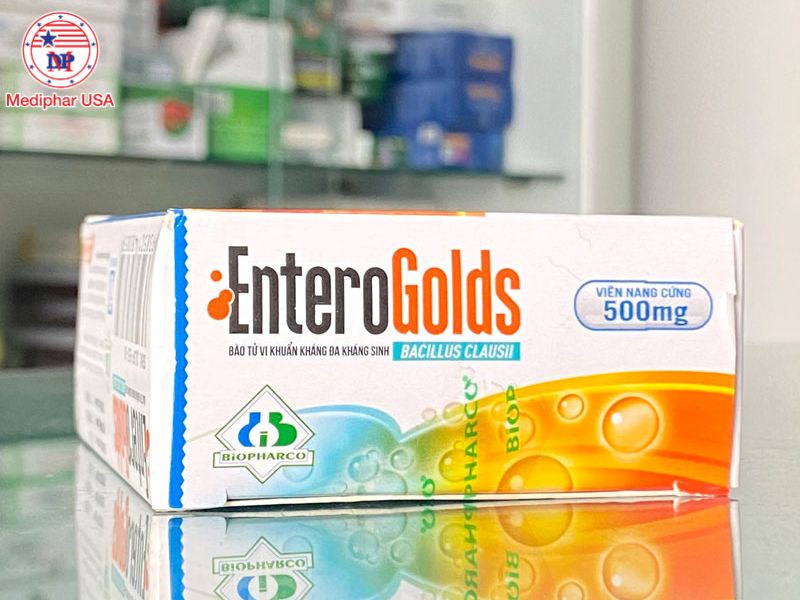 Enterogolds có tốt không? Công dụng, cách dùng và lưu ý Bảo quản Enterogolds 500mg tại nơi khô ráo thoáng mát