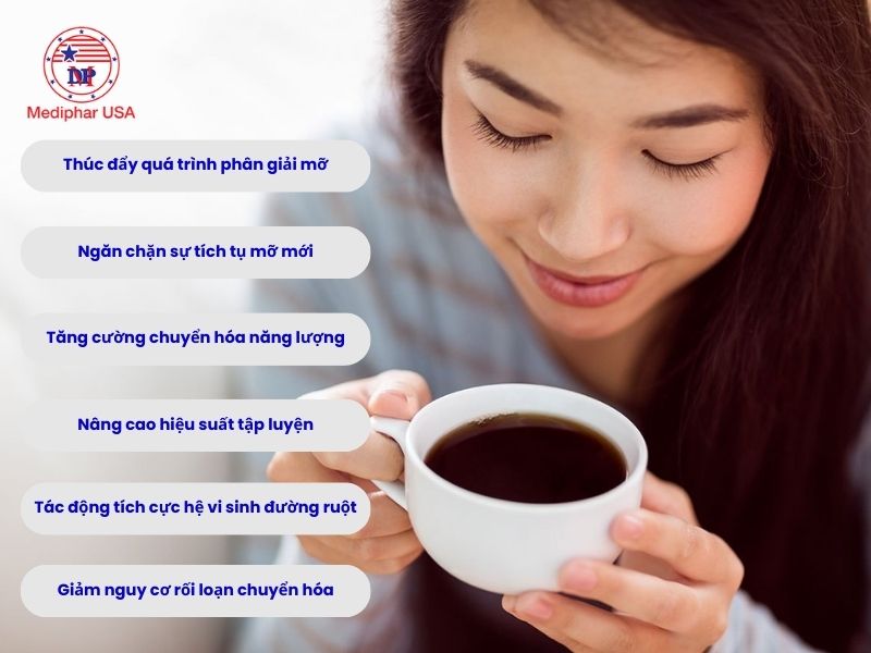 Uống cà phê có giảm cân không? Sự thật & cách uống đúng 6 lợi ích của cà phê trong việc hỗ trợ giảm cân