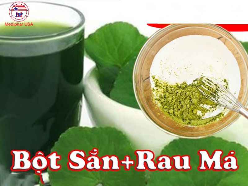 9 cách uống bột sắn dây đẹp da: Bí quyết làn da sáng mịn tự nhiên Nước rau má sắn dây phù hợp da mụn, da xỉn màu