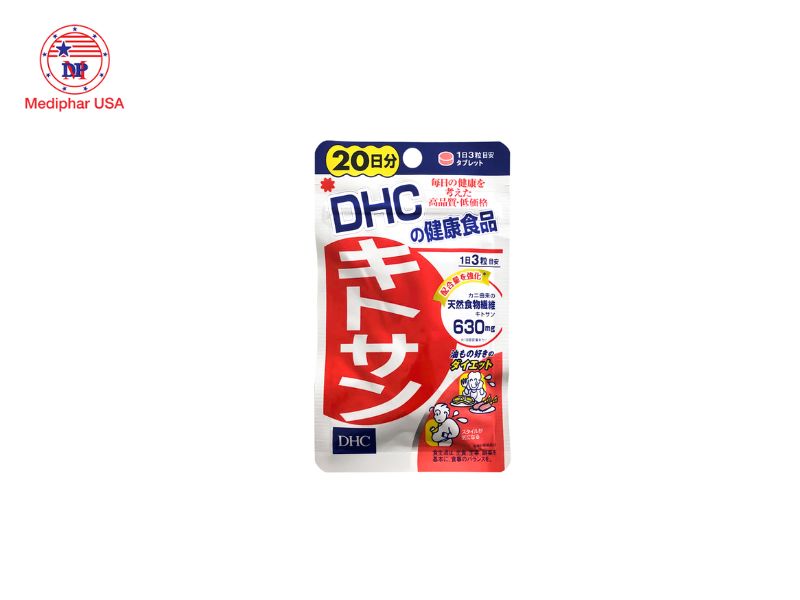 Review 8 sản phẩm DHC giảm cân đang có mặt trên thị trường Viên uống giảm mỡ bụng DHC Chitosan