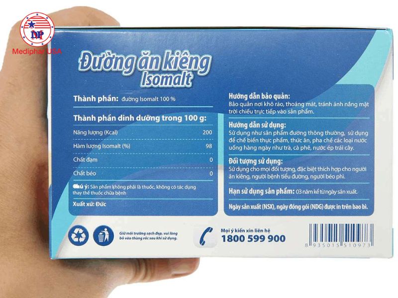 Đường ăn kiêng Isomalt Biên Hòa có tốt không? Công dụng, cách dùng và lưu ý Cách sử dụng đường ăn kiêng Biên Hòa