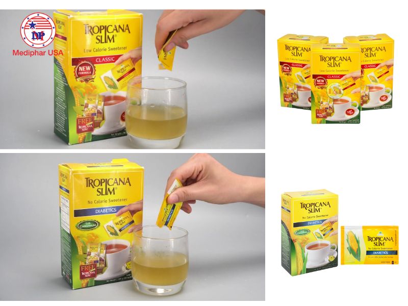 Đường ăn kiêng Tropicana Slim có tốt không? Công dụng, cách dùng và lưu ý Đường ăn kiêng Tropicana Slim sử dụng được trong nấu ăn và pha uống