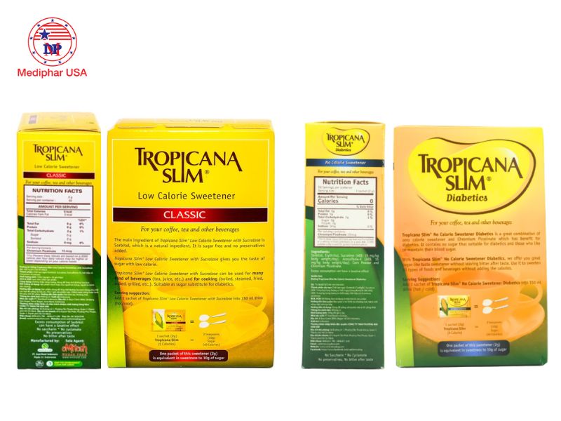 Đường ăn kiêng Tropicana Slim có tốt không? Công dụng, cách dùng và lưu ý Hướng dẫn sử dụng đường ăn kiêng Tropicana Slim