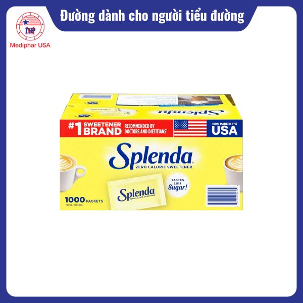 7 loại đường dành cho người tiểu đường tốt được tin dùng Đường Splenda Zero Calorie Sweetener