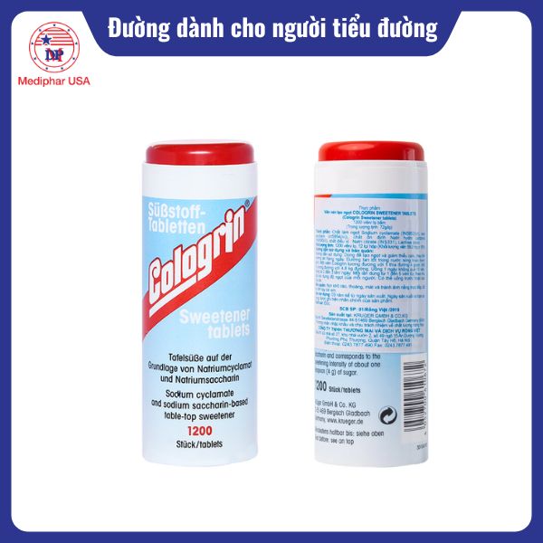 7 loại đường dành cho người tiểu đường tốt được tin dùng Viên đường ăn kiêng cho người tiểu đường Cologrin