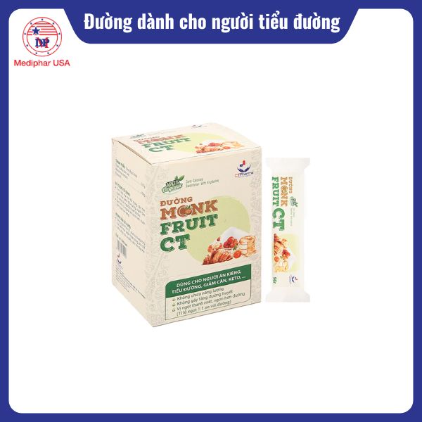 7 loại đường dành cho người tiểu đường tốt được tin dùng Đường ăn kiêng Monk Fruit CT phù hợp cho người tiểu đường