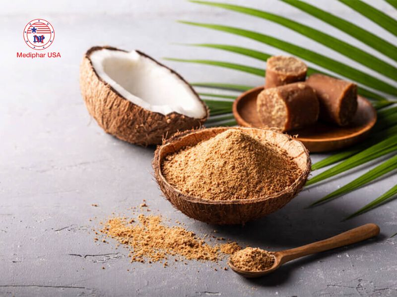 Đường dừa: Thành phần, chỉ số đường huyết và lưu ý khi sử dụng Trong đường dừa có một lượng nhỏ dưỡng chất quan trọng