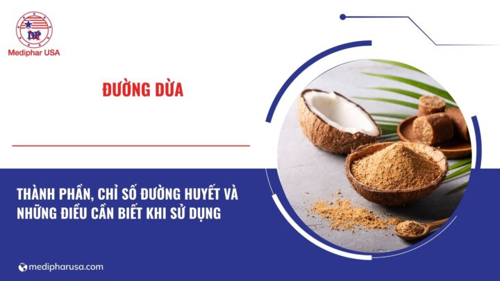 Đường dừa: Thành phần, chỉ số đường huyết và lưu ý khi sử dụng