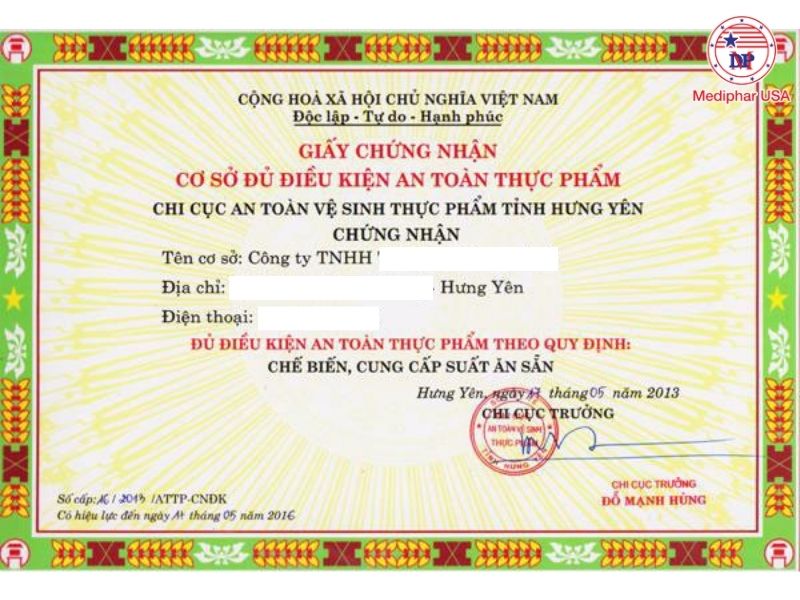Giấy chứng nhận vệ sinh an toàn thực phẩm là gì? Điều kiện, hồ sơ, chi phí Giấy chứng nhận vệ sinh an toàn thực phẩm