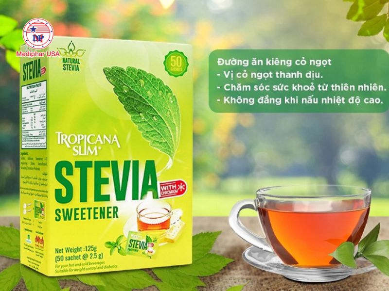 Nên mua đường ăn kiêng loại nào tốt? 7 sản phẩm được ưa chuộng hiện nay Đường ăn kiêng cỏ ngọt Stevia