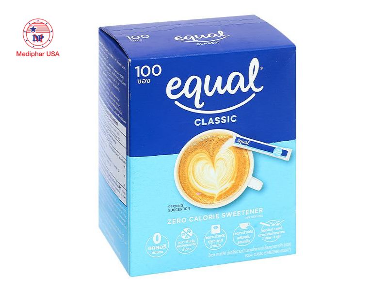 Nên mua đường ăn kiêng loại nào tốt? 7 sản phẩm được ưa chuộng hiện nay Đường ăn kiêng Equal có thành phần là chất tạo ngọt nhân tạo Aspartame