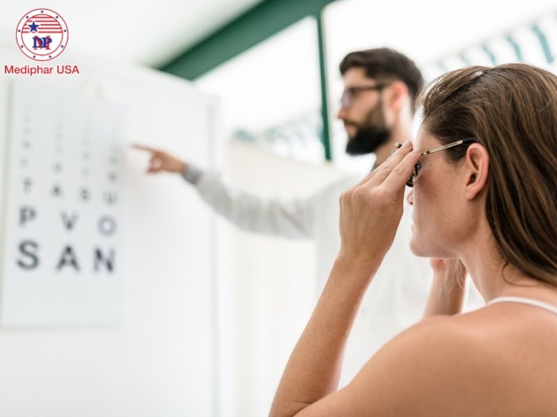Thị lực là gì? Nguyên nhân, dấu hiệu suy giảm và cách chăm sóc hiệu quả Bảng Snellen để đo thị lực