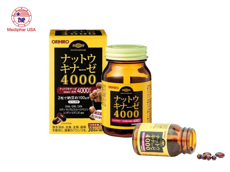Orihiro Nattokinase bổ não 60 viên