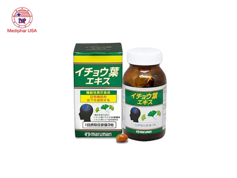 Ginkgo Biloba Maruman bổ não của Nhật 200 viên
