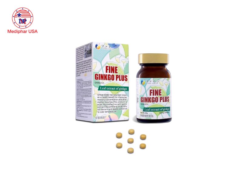 Fine Ginkgo Plus bổ não 400 viên