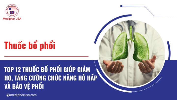 12 loại thuốc bổ phổi giúp giảm ho, tăng cường chức năng hô hấp