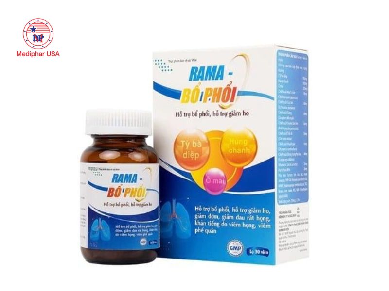 12 loại thuốc bổ phổi giúp giảm ho, tăng cường chức năng hô hấp Viên uống bổ phổi Rama