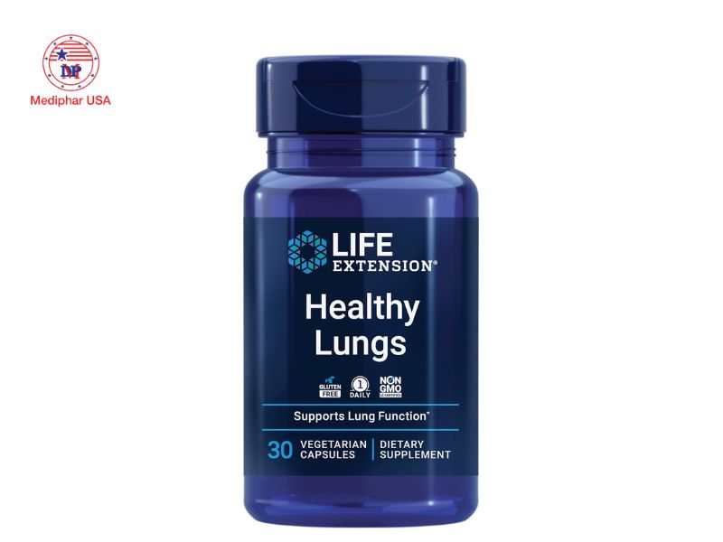 TOP 7 thuốc bổ phổi sau COVID giúp tăng cường sức khỏe phổi Thuốc bổ phổi sau covid Life Extebsion Healthy Lungs