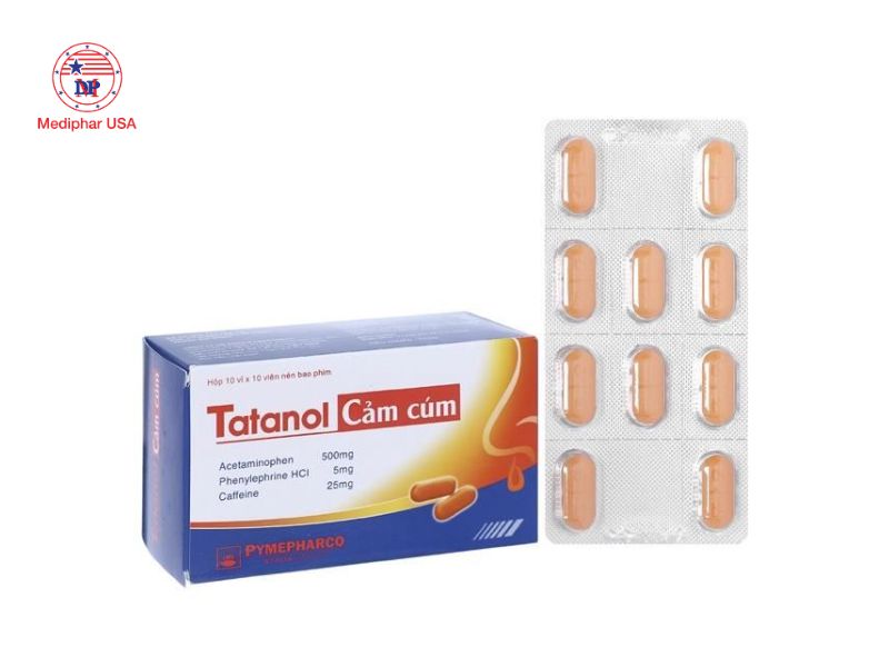 11 loại thuốc cảm cúm tốt giúp giảm nhanh triệu chứng Thuốc giảm cảm cúm Tatanol