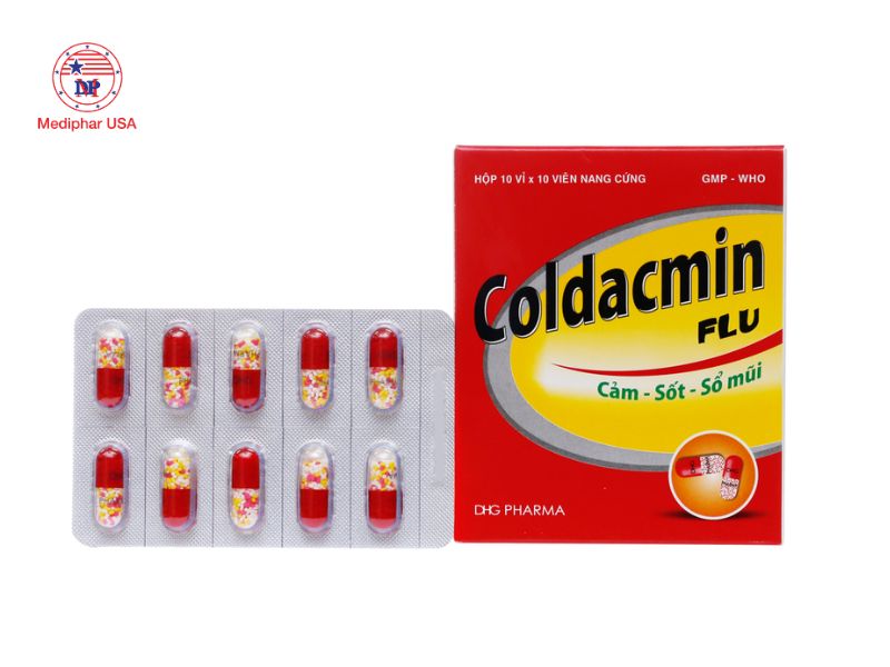 11 loại thuốc cảm cúm tốt giúp giảm nhanh triệu chứng Thuốc cảm cúm Coldacmin Flu