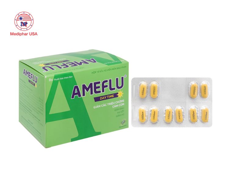 11 loại thuốc cảm cúm tốt giúp giảm nhanh triệu chứng Thuốc cảm cúm Ameflu