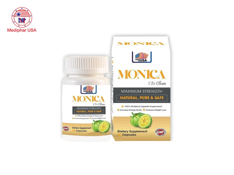 11 loại thuốc giảm cân của Mỹ tốt được tin dùng trên thị trường Monica Gin Clean Maximum Strength