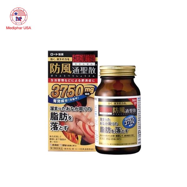 10+ loại thuốc giảm cân của Nhật Bản được tin dùng trên thị trường Thuốc giảm mỡ bụng của Nhật Rohto 3750