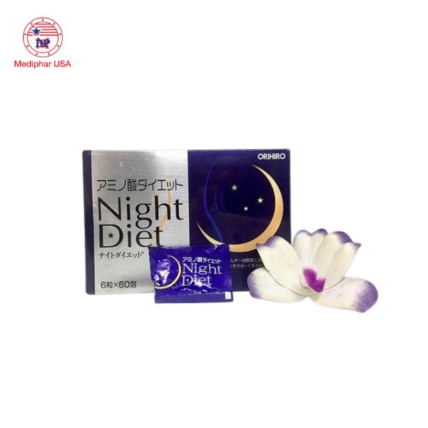 10+ loại thuốc giảm cân của Nhật Bản được tin dùng trên thị trường Viên uống giảm cân của Nhật Amino Acids Night Diet Orihiro