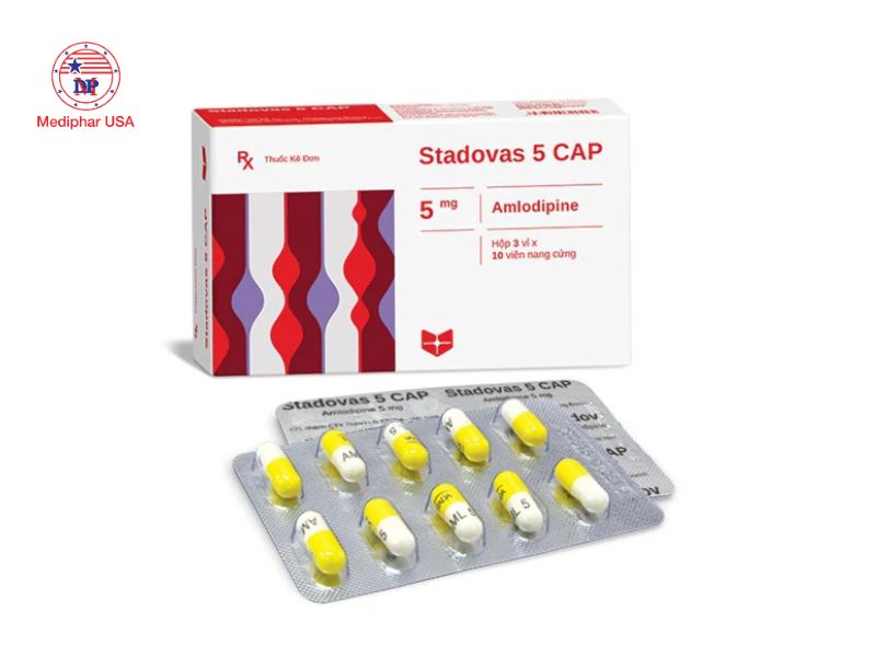 11 loại thuốc huyết áp phổ biến thường dùng hiện nay Thuốc huyết áp Stadovas 5 CAP