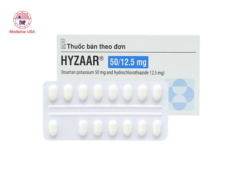 11 loại thuốc huyết áp phổ biến thường dùng hiện nay Thuốc huyết áp Hyzaar