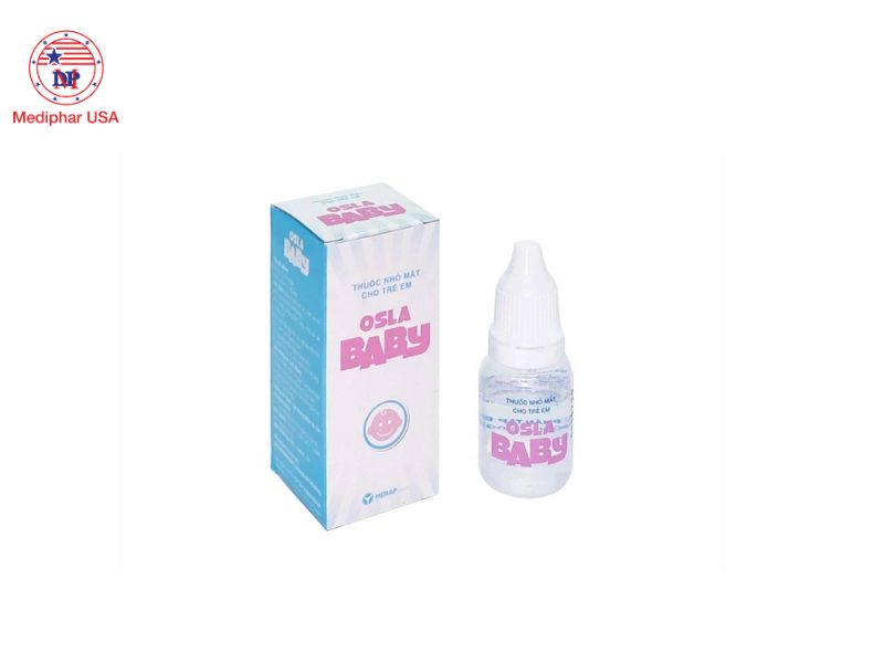 8 loại thuốc nhỏ mắt cho trẻ sơ sinh bị ghèn phổ biến hiện nay Nhỏ mắt Osla Baby