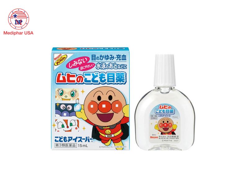 8 loại thuốc nhỏ mắt cho trẻ sơ sinh bị ghèn phổ biến hiện nay Nhỏ mắt Muhi No Kodomo Megusuri