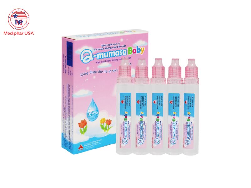 8 loại thuốc nhỏ mắt cho trẻ sơ sinh bị ghèn phổ biến hiện nay Nhỏ mắt Q-Mumasa Baby 0.9%