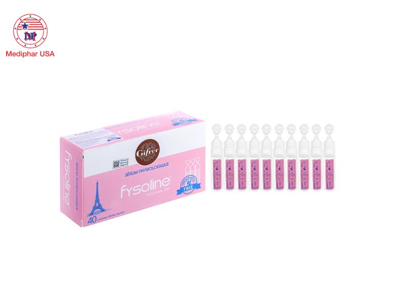 8 loại thuốc nhỏ mắt cho trẻ sơ sinh bị ghèn phổ biến hiện nay Nhỏ mắt cho trẻ sơ sinh Fysoline 5ml