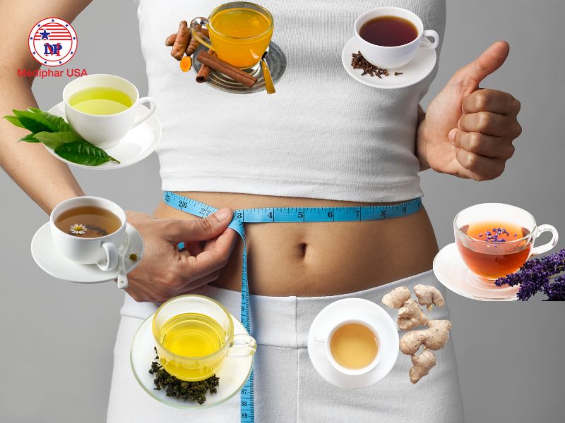 8 loại trà giảm cân phổ biến đang có mặt trên thị trường 13 loại trà giảm cân được sử dụng phổ biến