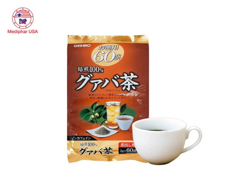 8 loại trà giảm cân phổ biến đang có mặt trên thị trường Trà lá ổi Orihiro
