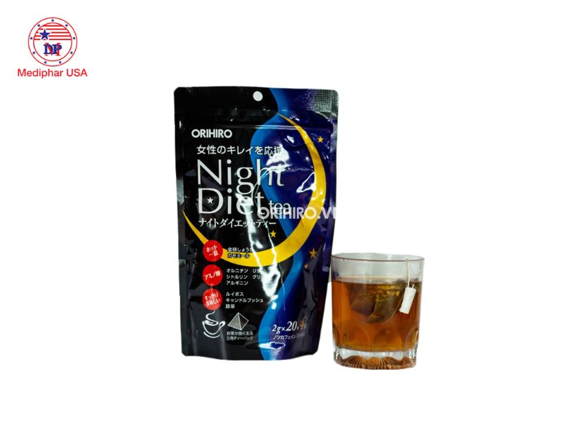 8 loại trà giảm cân phổ biến đang có mặt trên thị trường Trà giảm cân Night Diet Tea