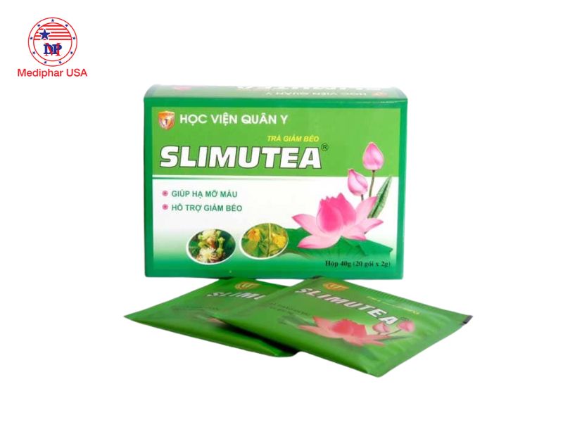 8 loại trà giảm cân phổ biến đang có mặt trên thị trường Trà Slimutea Học Viện Quân Y