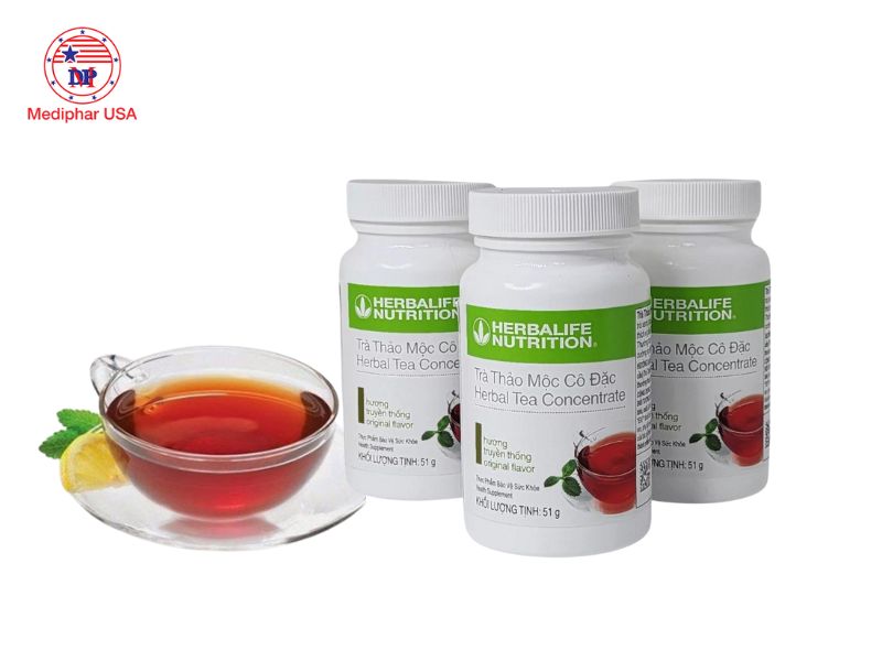 6 loại trà giảm cân của Mỹ tốt có mặt trên thị trường hiện nay Trà giảm cân thảo mộc cô đặc Herbal Tea Concentrate