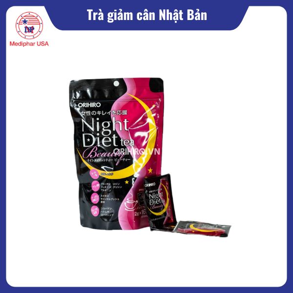 13 loại trà giảm cân Nhật Bản tốt đang có mặt trên thị trường Trà Beauty Collagen Orihiro