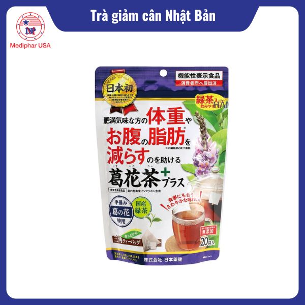 13 loại trà giảm cân Nhật Bản tốt đang có mặt trên thị trường Trà giảm cân Nihon Yakuken