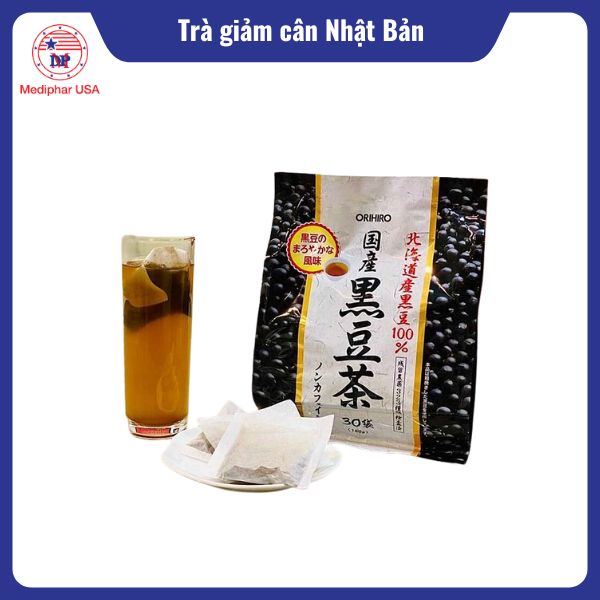 13 loại trà giảm cân Nhật Bản tốt đang có mặt trên thị trường Trà đỗ đen Orihiro
