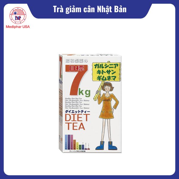 13 loại trà giảm cân Nhật Bản tốt đang có mặt trên thị trường Trà Showa Seiyaku Diet Tea 7kg