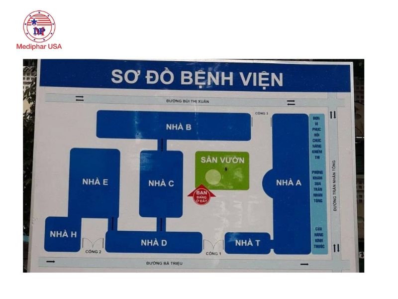 Tham khảo sơ đồ Bệnh viện Mắt Trung ương