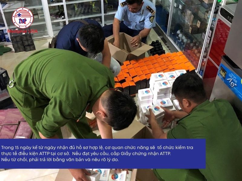 Trong 15 ngày kể từ ngày nhận đủ hồ sơ hợp lệ cơ quan sẽ tổ chức kiểm tra và thông báo