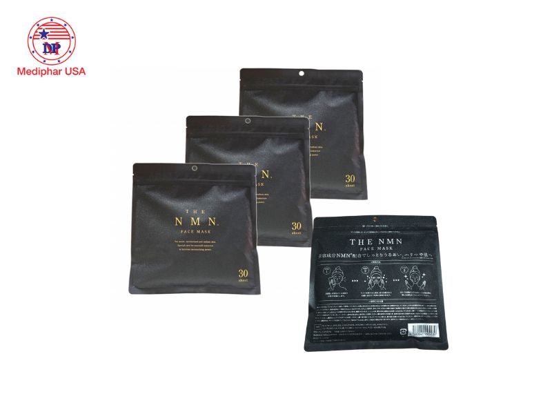 9 loại mặt nạ NMN tốt trên thị trường và lưu ý khi sử dụng Mặt nạ The NMN Face Mask Đen