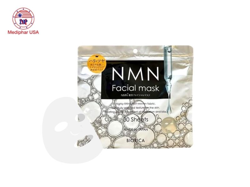 9 loại mặt nạ NMN tốt trên thị trường và lưu ý khi sử dụng Mặt nạ NMN Nhật Bản Biorica Facial Mask