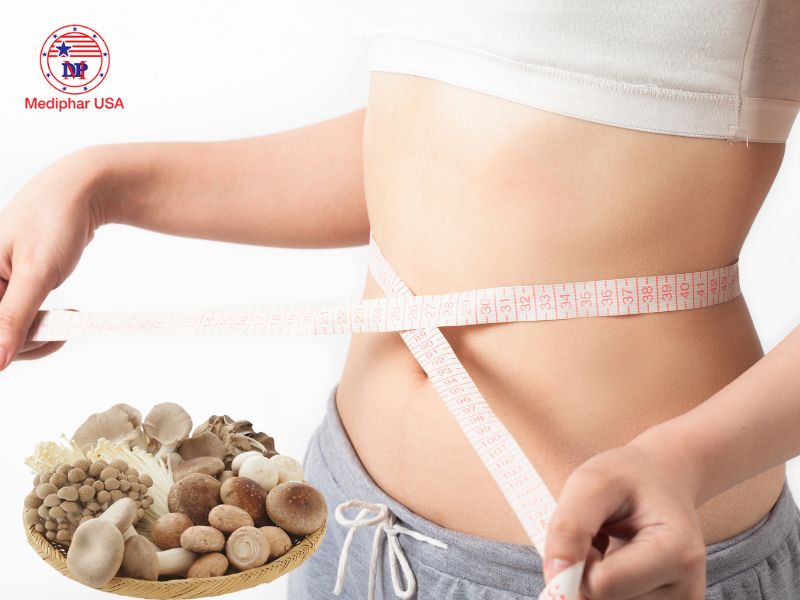Nấm là thực phẩm ít calo có thể được dùng để hỗ trợ giảm cân