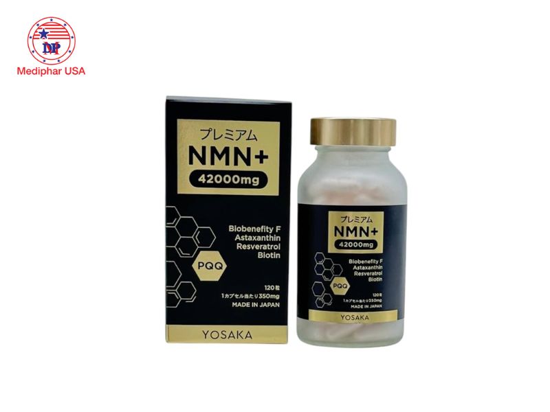 13 viên uống NMN của Nhật Bản tốt đang có mặt trên thị trường NMN 42000 Plus YOSAKA
